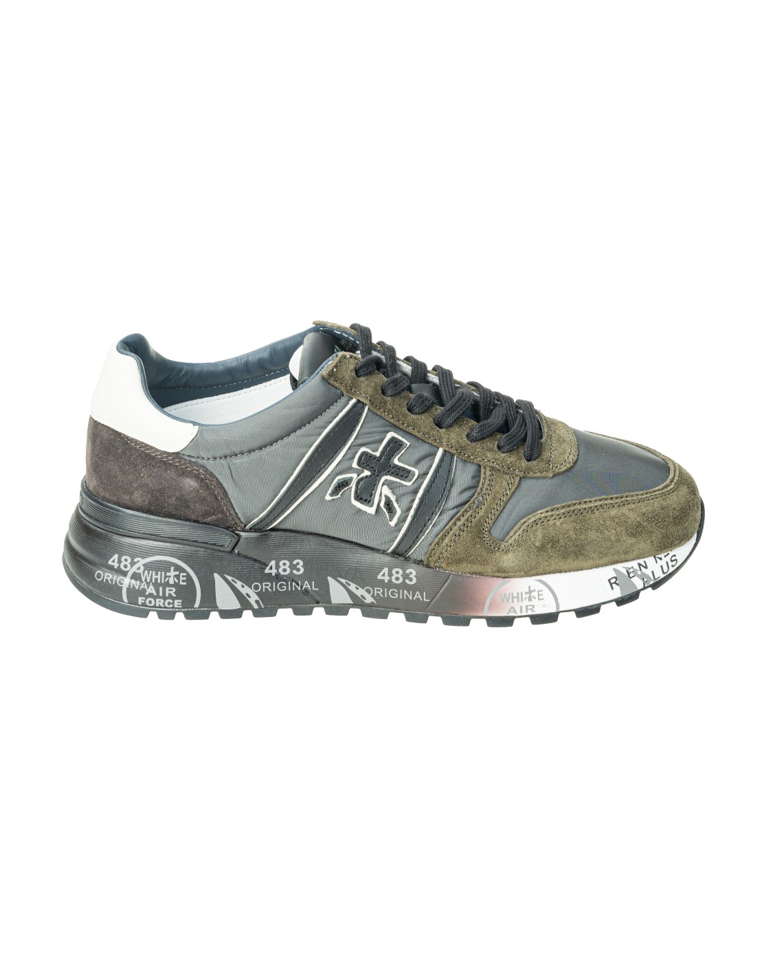 shop PREMIATA Saldi Scarpe: Premiata sneakers 'Lander' variante 5896 in pellame morbido scamosciato e nylon.
Logo Premiata.
Sfumatura bicolore.
Suola ergonomica e super leggera.
Altezza suola 3.5 cm.
Composizione: 55% pelle di vitello 45% poliammide.
Composizione suola: 65% EVA 5% TPU 30% gomma.
Fabbricato in Vietnam.. LANDER VAR-5896 number 7338043